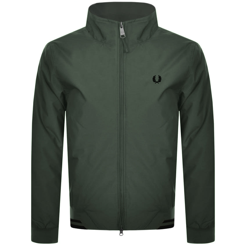 Alternative Image for ProductFred Perry Brentham Jacket Green1